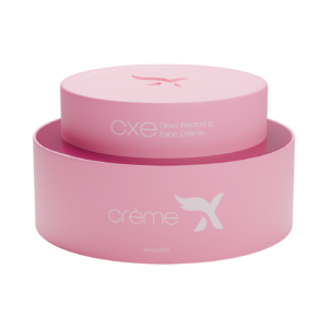 Cream X Glow Restoring Face Creme jar