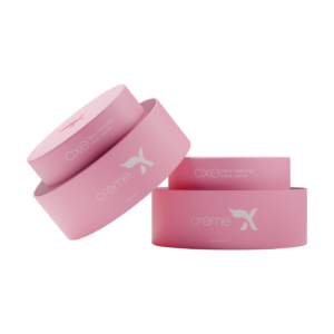 Cream X Glow Restoring Face Creme angle Cream X Glow Restoring Face Creme jar, open